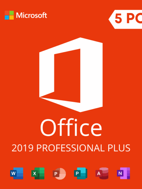 Office 2019 Professional Plus Activation Key – 5 PC