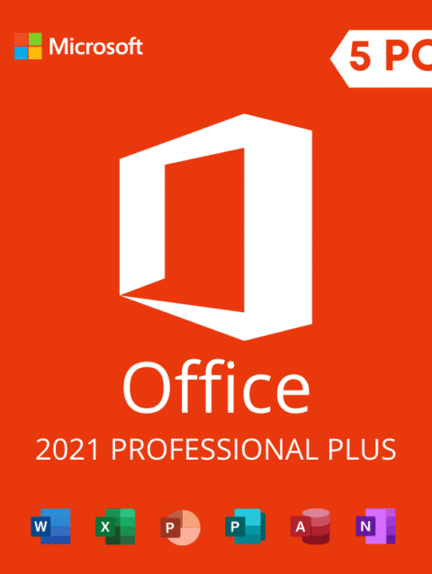 Office 2021 Professional Plus Activation Key – 5 PC