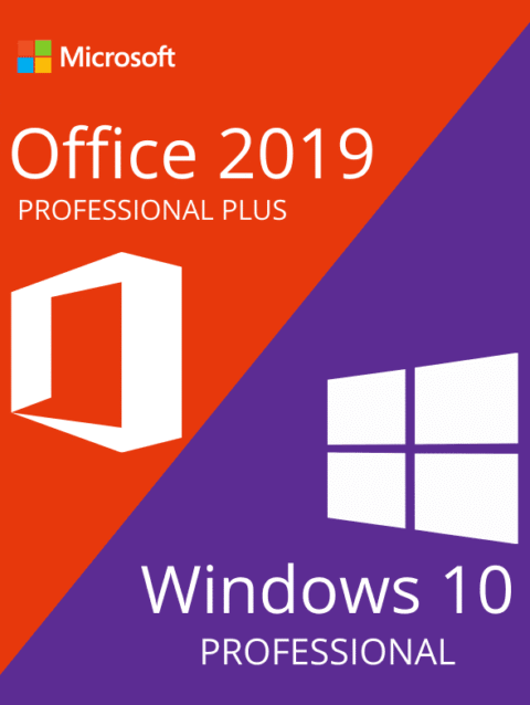 Windows 10 Professional + Office 2019 Professional Plus – Bundle