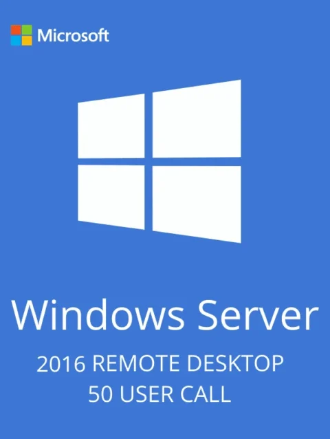 Windows Server 2016 Remote Desktop Services – 50 User CALs Certificate